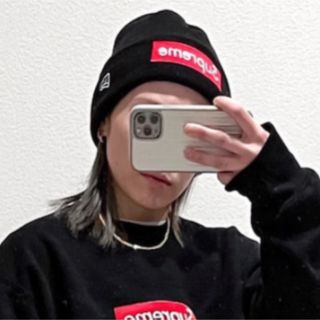 Supreme New Era Box Logo Beanie "Black"