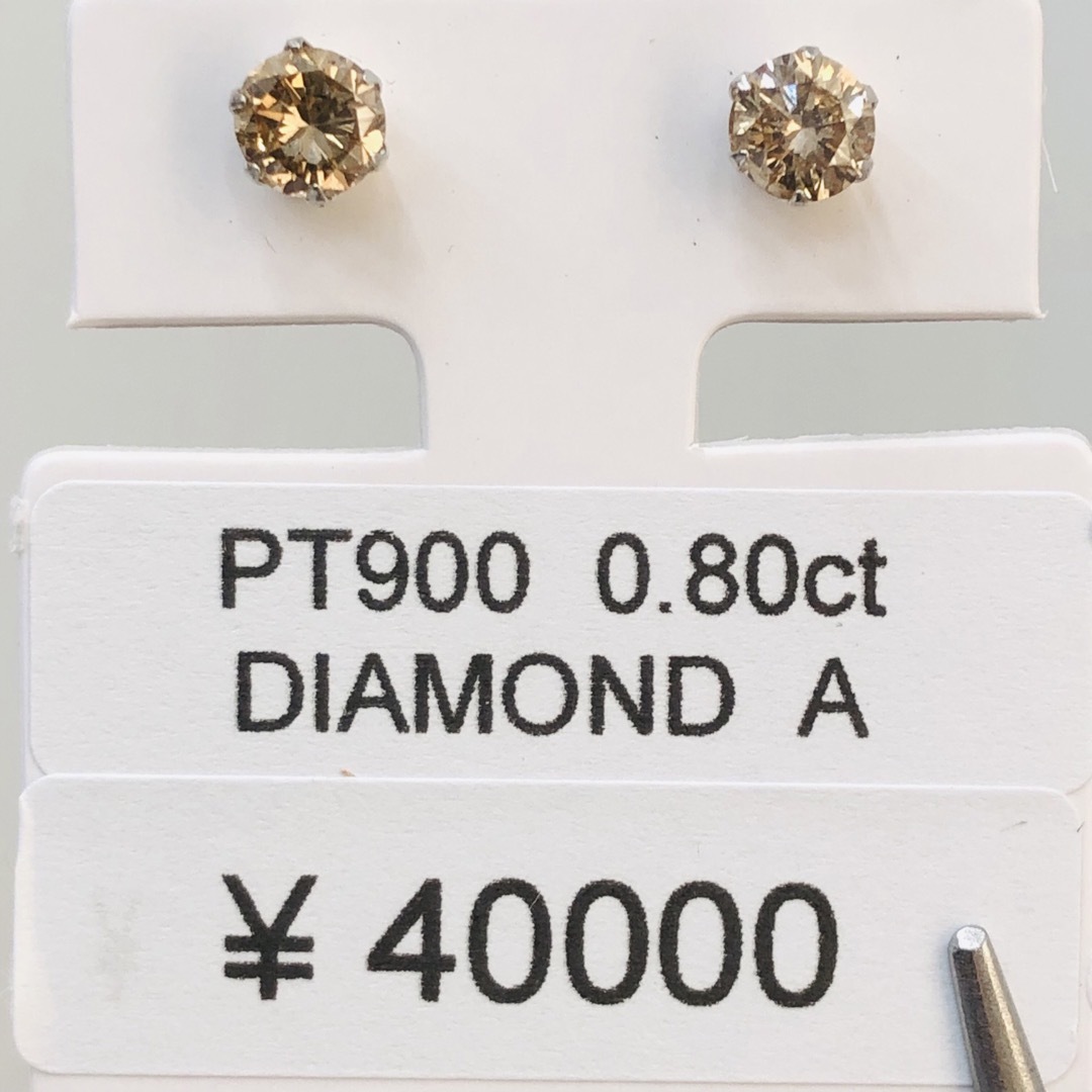 DE-23761 PT900 ピアス　ダイヤモンド
