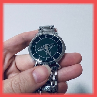 ヴィヴィアンウエストウッド(Vivienne Westwood)のヴィヴィアンウエストウッド 腕時計 オーブ シルバー ブラック 土星 宇宙 星(腕時計)