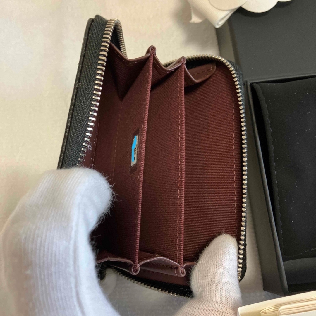 CHANEL ジップコインパース シルバー金具 新品