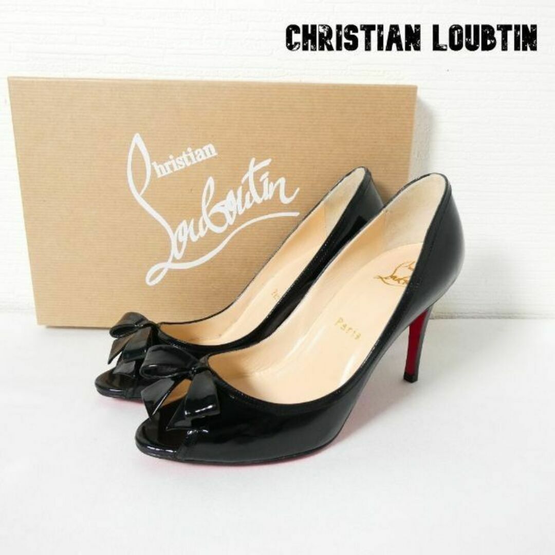 Christian Louboutin - 未使用 Christian Loubtin エナメル リボン