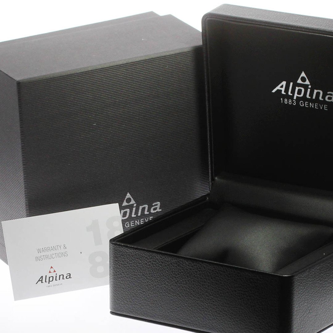 アルピナ Alpina AL-247BBG4S6 スタータイマー GMT デイト クォーツ メンズ 未使用品 箱・保証書付き_684153【ev10】