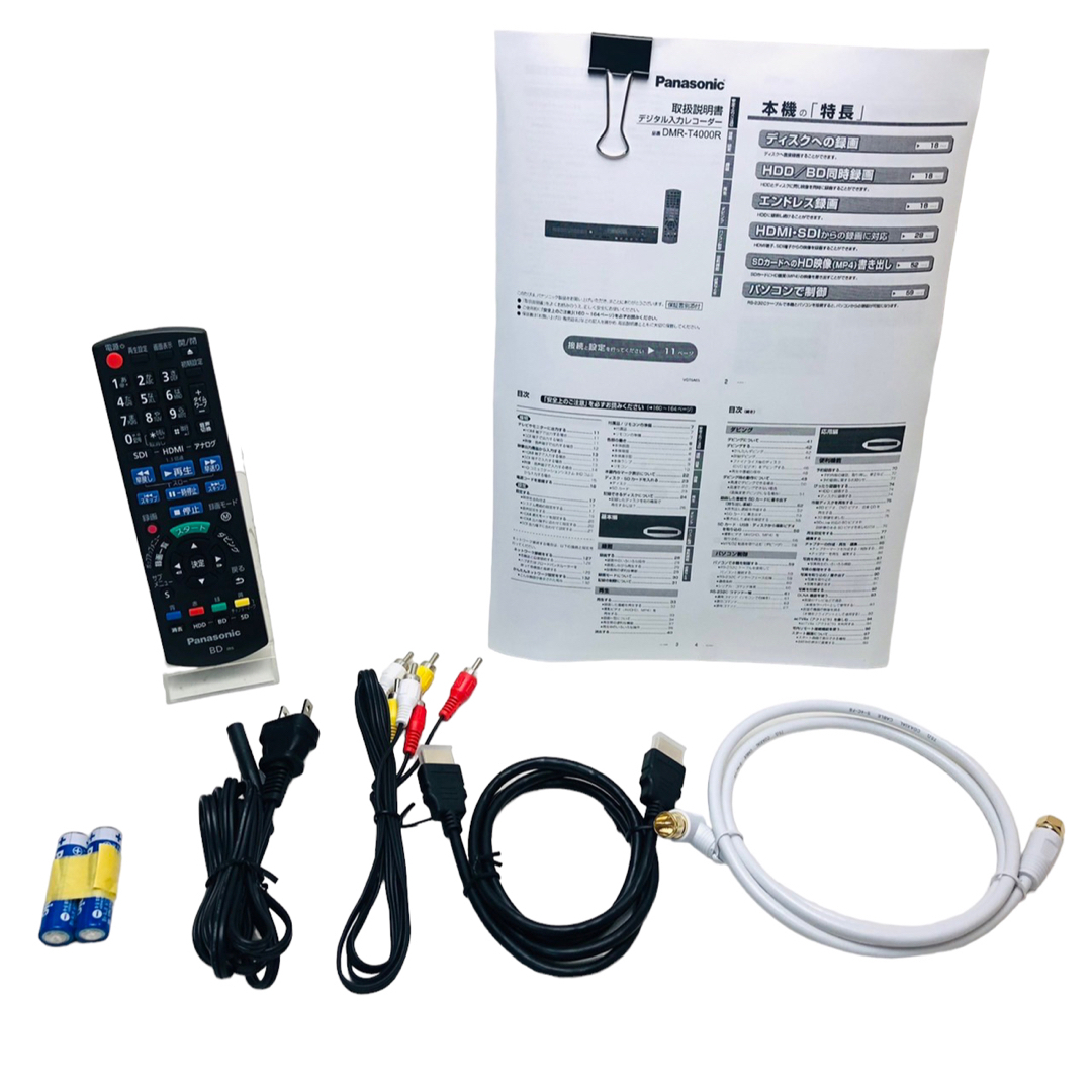 パナソニック デジタル入力レコーダー DIGA DMR-T4000R-K - electrabd.com