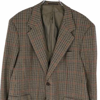 Vintage バーバリー Burberrys ジャケット テーラードジャケット ツイード 千鳥格子 アウター メンズ 96-86-170AB5(M相当) ブラウン Vintage バーバリー Burberrys ジャケット テーラードジャケット ツイード 千鳥格子 アウター メンズ 96-86-170AB5(M相当) ブラウン