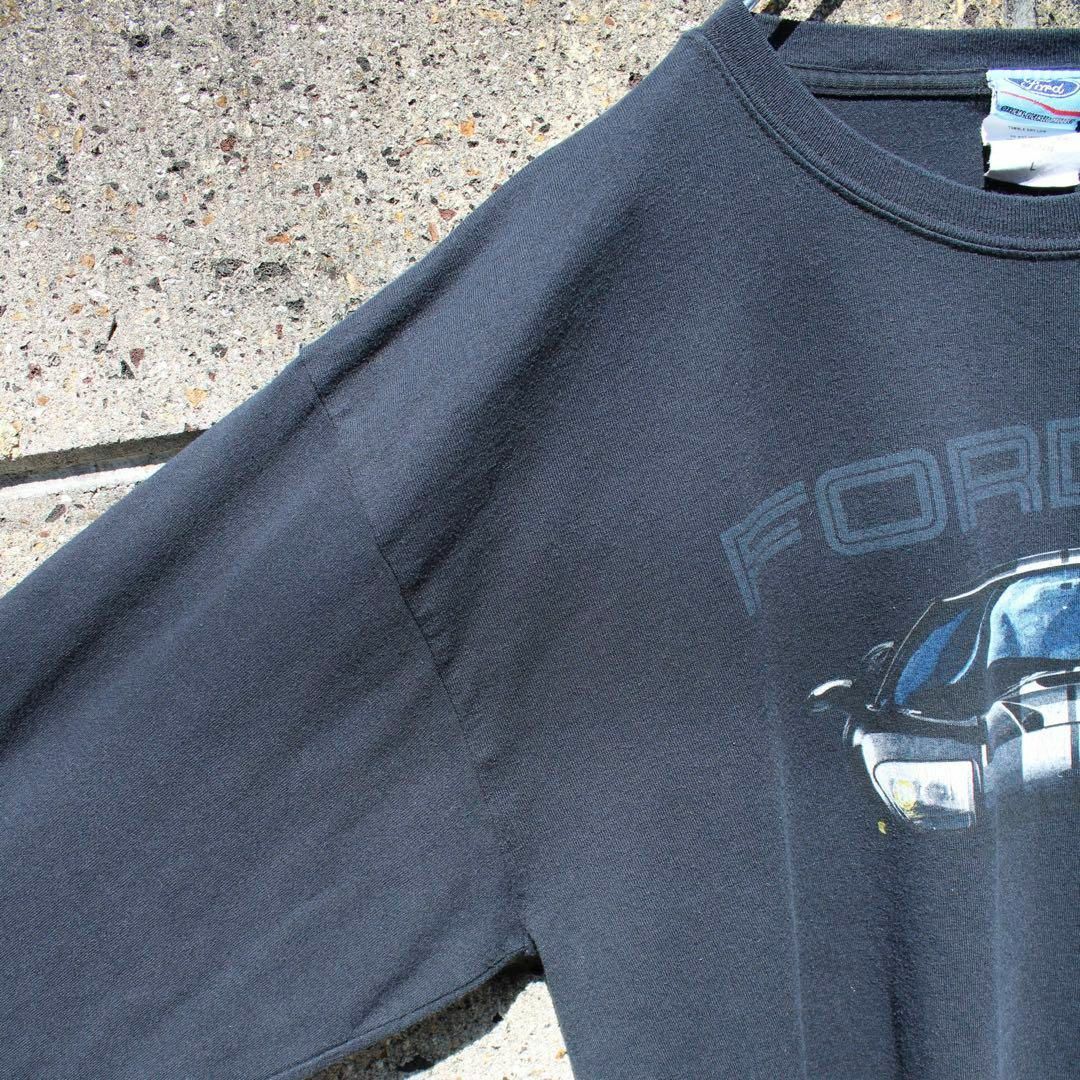 FORD GT オフィシャル ブランドロゴ入り 大きめサイズ ロングTシャツ 7