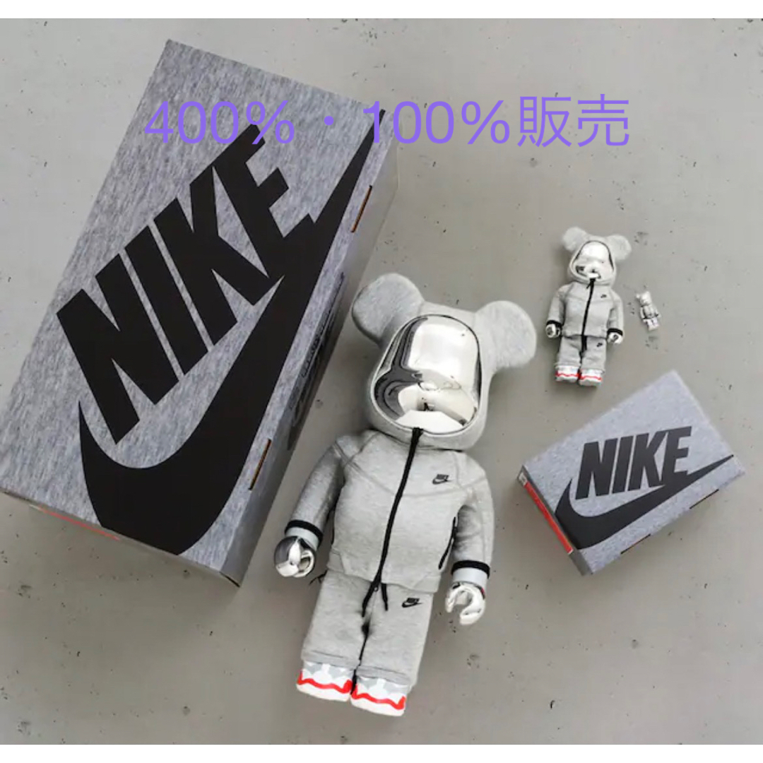 BE@RBRICK NIKE TECH FLEECE N98 400%\u0026100%