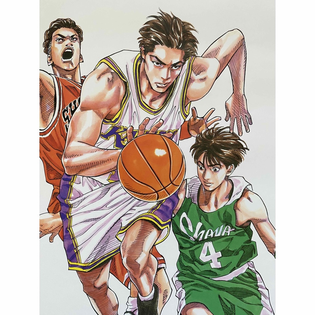 【額装品】スラムダンク　SLAM DUNK  井上雄彦 ポスター大ver  E