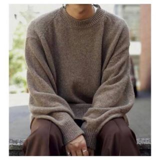 COMOLI - comoli カシミヤクルーネックニット サイズ1の通販 by