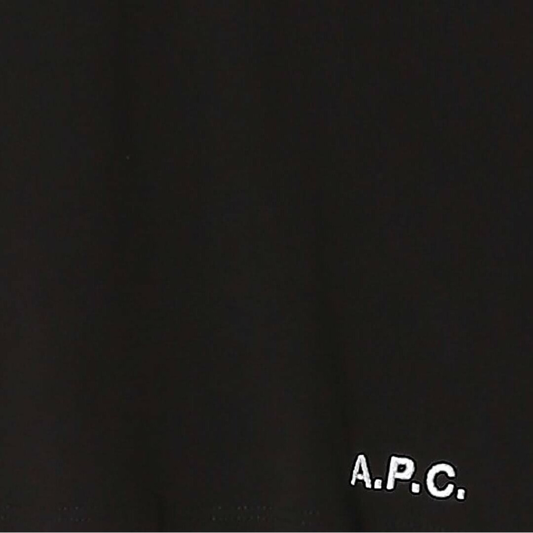 A.P.C(アーペーセー)の■新品【A.P.C.】ブラックカットソー、長袖、ホログラム、XS、ブラック、黒 メンズのトップス(Tシャツ/カットソー(七分/長袖))の商品写真