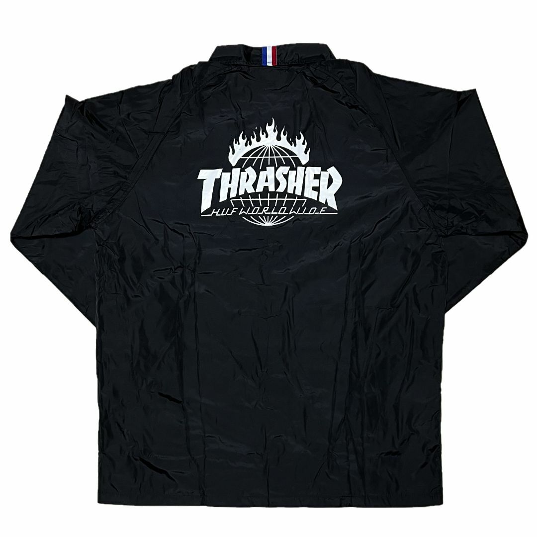 スラッシャー THRASHER コーチジャケット  ブラック 　Lサイズ