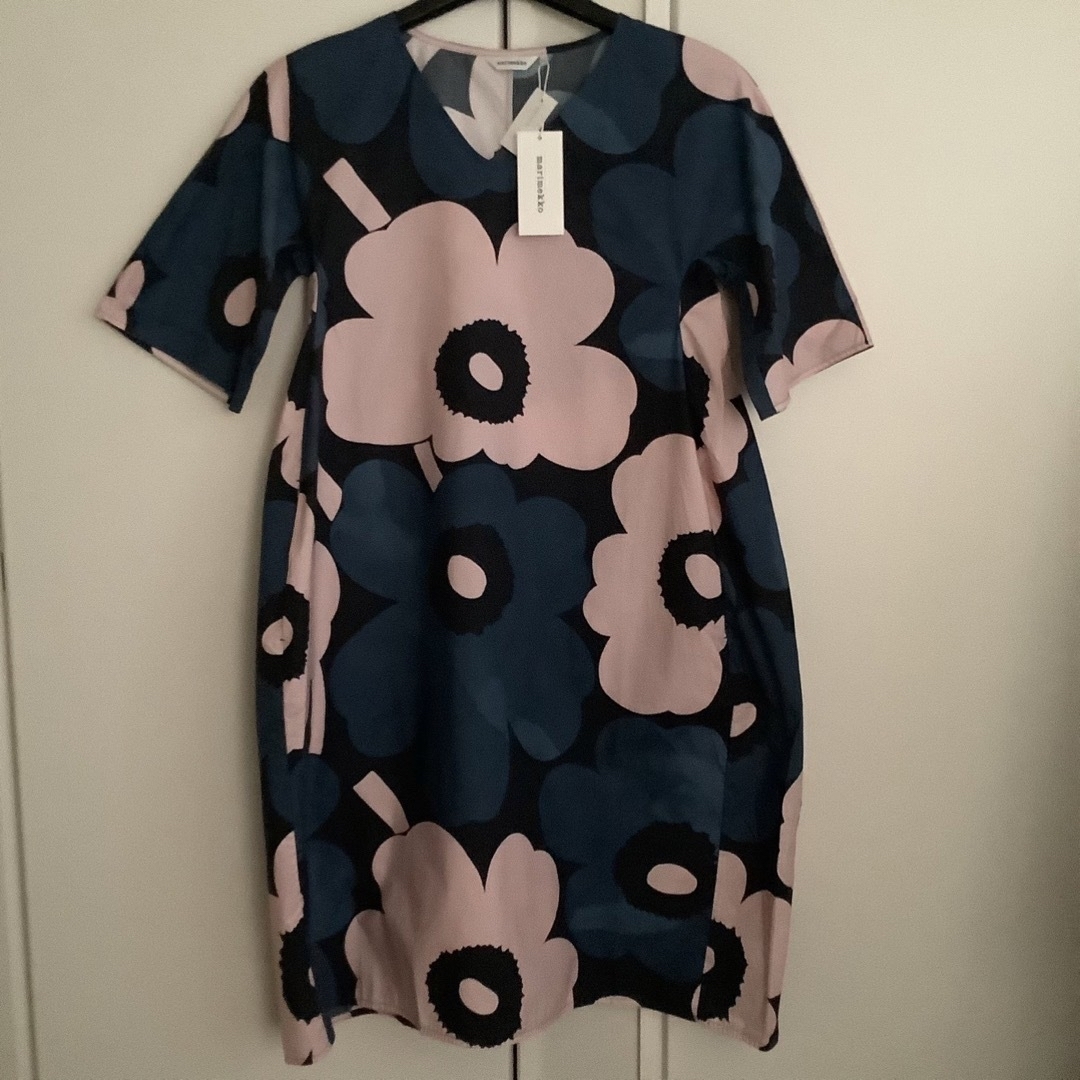 marimekko(マリメッコ)の【未使用】マリメッコ Agnete Unikko ワンピース 34 レディースのワンピース(ひざ丈ワンピース)の商品写真