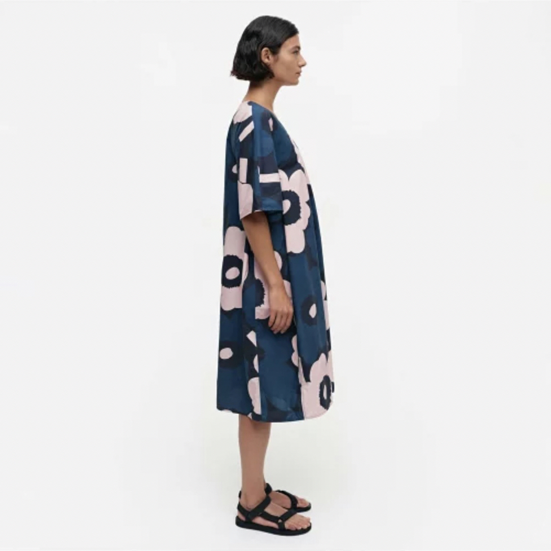 marimekko(マリメッコ)の【未使用】マリメッコ Agnete Unikko ワンピース 34 レディースのワンピース(ひざ丈ワンピース)の商品写真