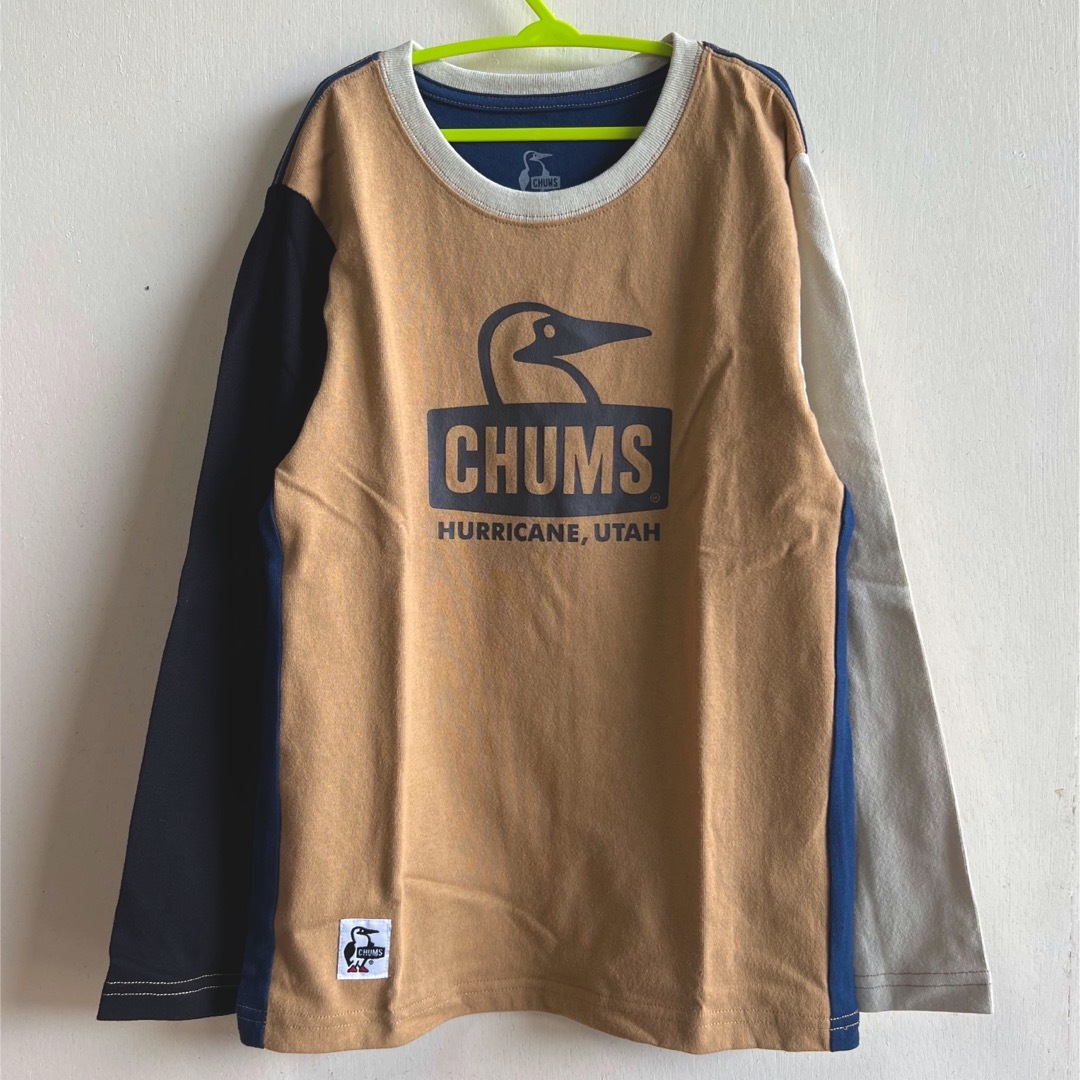 CHUMS(チャムス)の新品　CHUMS キッズ　ロングTシャツ　チャムス crxl キッズ/ベビー/マタニティのキッズ服男の子用(90cm~)(Tシャツ/カットソー)の商品写真