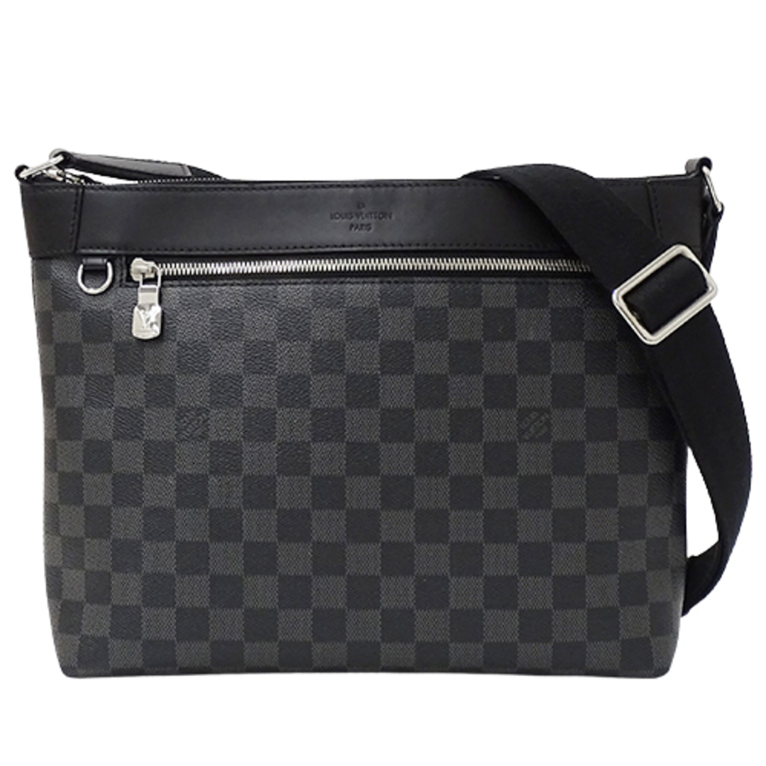 ルイ ヴィトン LOUIS VUITTON バッグ ダミエ グラフィット メンズ ブランド ショルダーバッグ メッセンジャーバッグ ミック PM NM N40003 ブラック 黒 斜め掛け おしゃれ