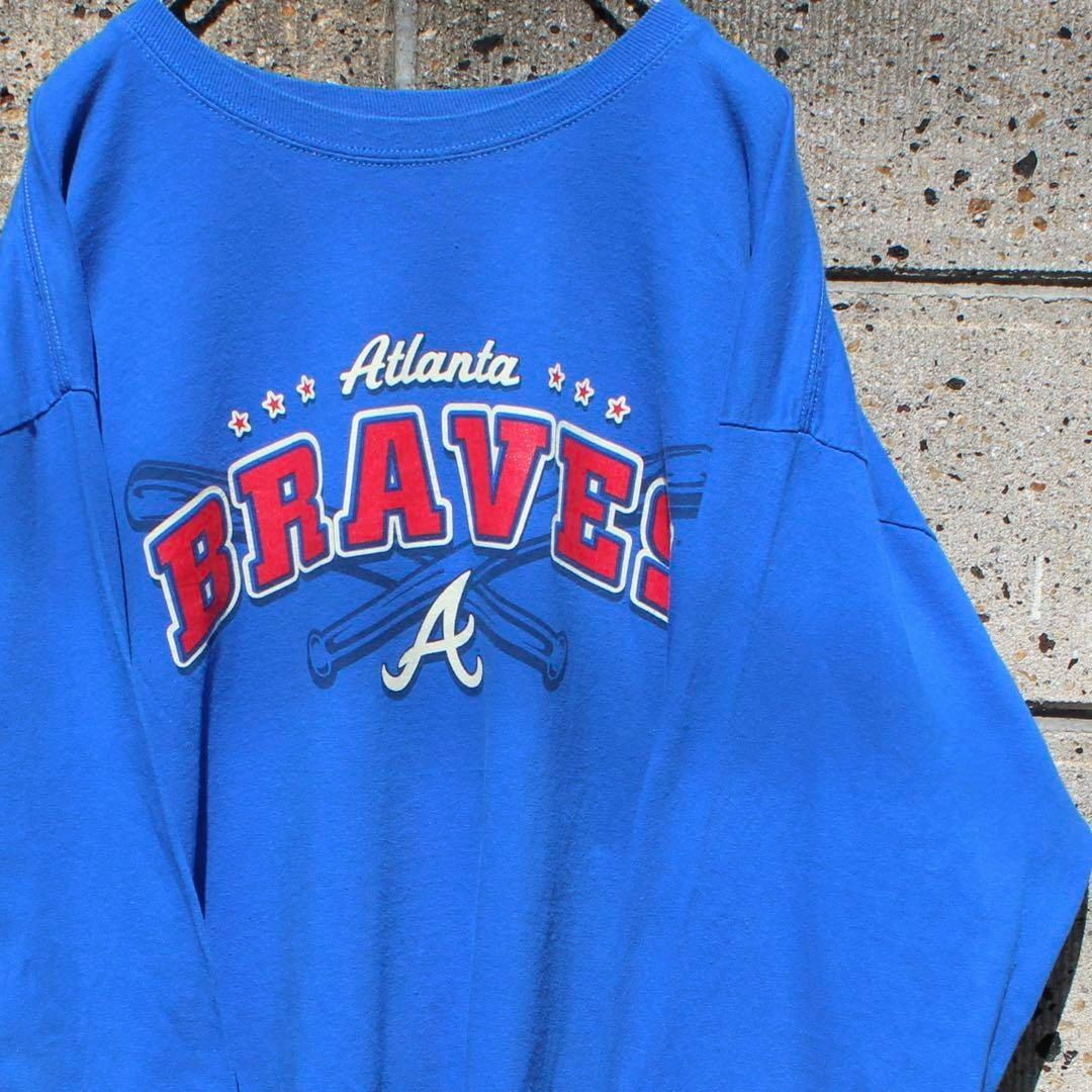 MLB tlanta BRAVES クーパーズタウン 古着 ロングスリーブシャツ メンズのトップス(Tシャツ/カットソー(七分/長袖))の商品写真