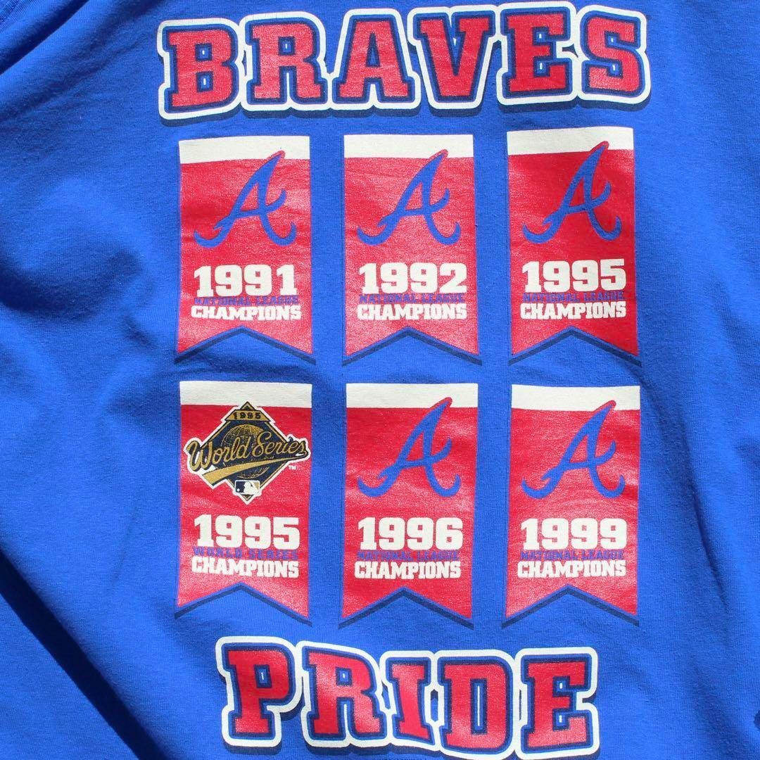 MLB tlanta BRAVES クーパーズタウン 古着 ロングスリーブシャツ メンズのトップス(Tシャツ/カットソー(七分/長袖))の商品写真