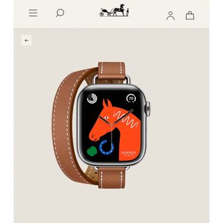 エルメス(Hermes)の【極美品】Apple Watch Herms Series8⭐︎ストラップ未使用(その他)