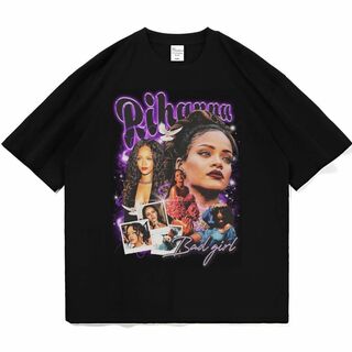 Rihanna リアーナ Tシャツ raptee bootleg(Tシャツ/カットソー(半袖/袖なし))