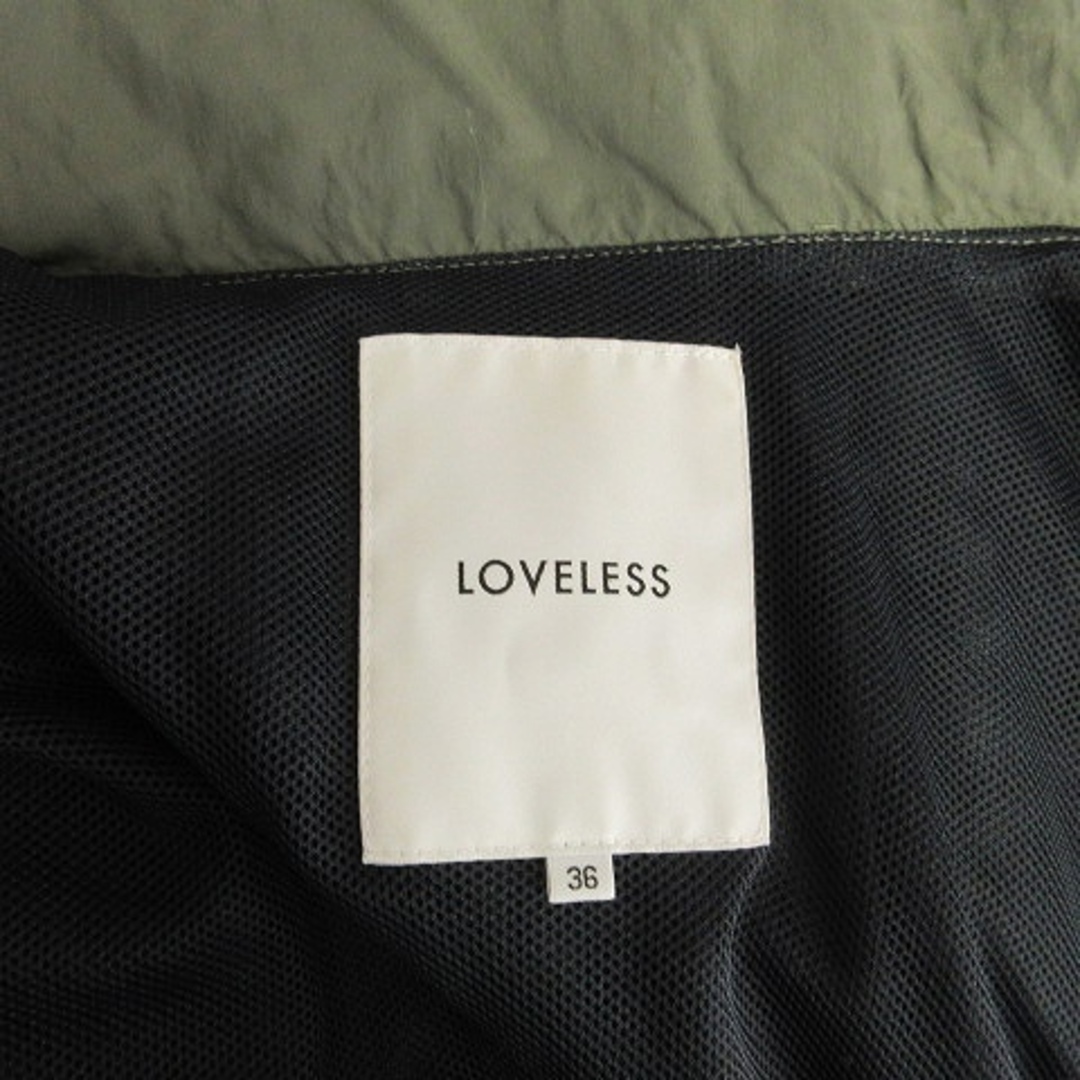 LOVELESS(ラブレス)のラブレス コート ロング丈 62A07-320-76 緑 カーキ 36 ■SM1 レディースのジャケット/アウター(その他)の商品写真