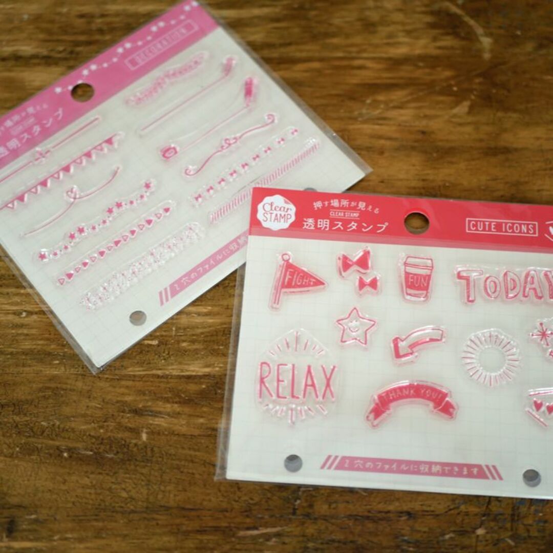 ひな様専用セット「可愛い子ブタのピギーちゃんとクリアスタンプ」の