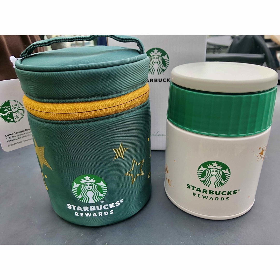 新品未使用】スターバックス サーモス製 保温/保冷 フードジャー 400ml-