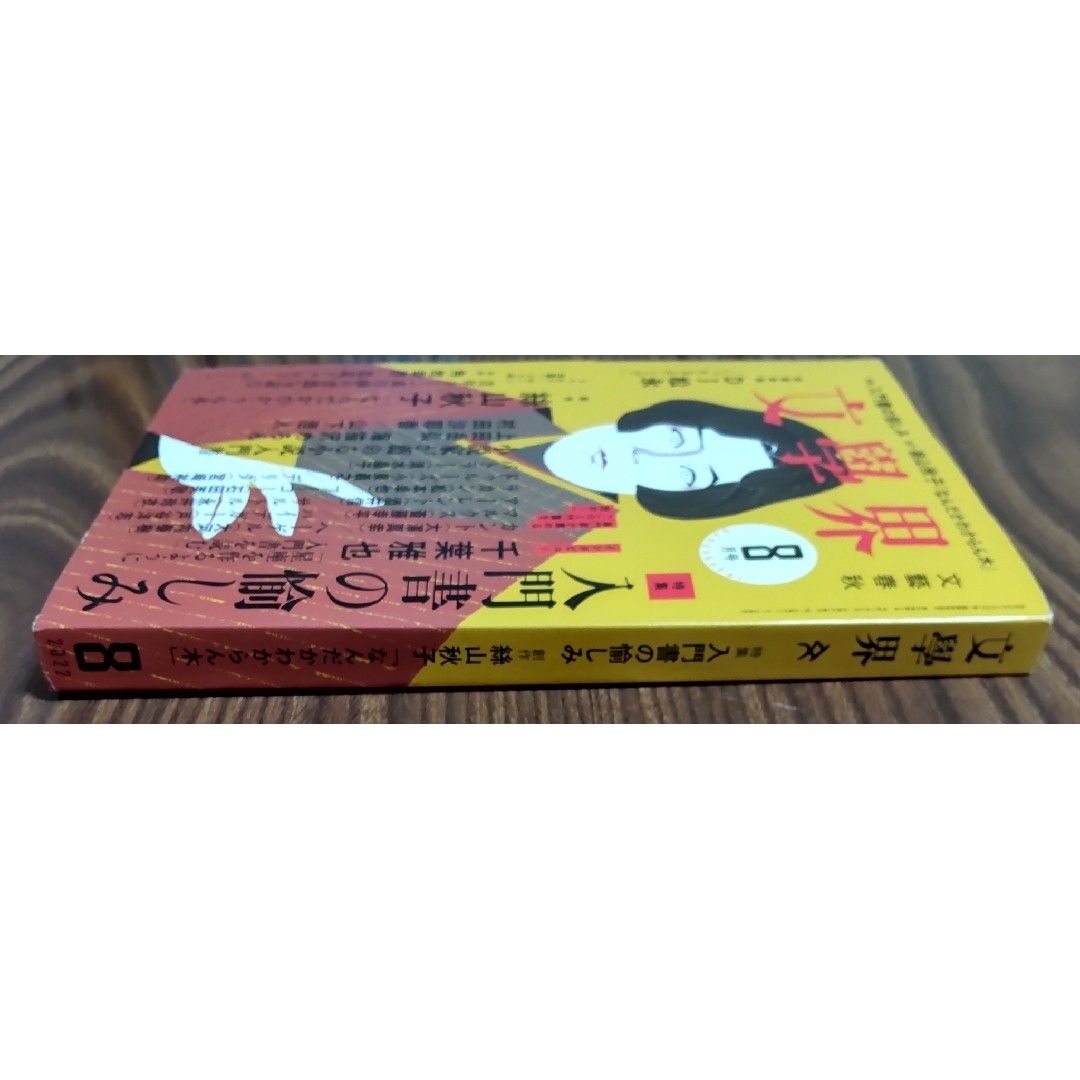 お値下げ★文学界 文學界2022年8月号 特集 入門書の愉しみ エンタメ/ホビーの雑誌(文芸)の商品写真