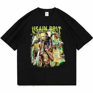 ウサイン・ボルト Tシャツ raptee bootleg(Tシャツ/カットソー(半袖/袖なし))