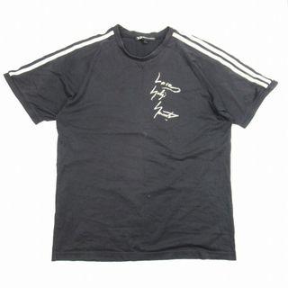 Y-3 ワイスリー M 3 PARACHUTE SS TEE DY7150 サイドラインスリット半袖Tシャツ ブラック