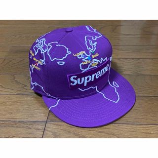 シュプリーム(Supreme)のシュプリーム Worldwide ボックスロゴ ニューエラ 7 1/4 (キャップ)