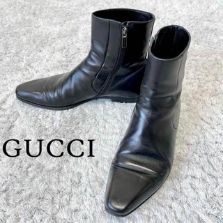 グッチ ブーツ(メンズ)の通販 300点以上 | Gucciのメンズを買うならラクマ