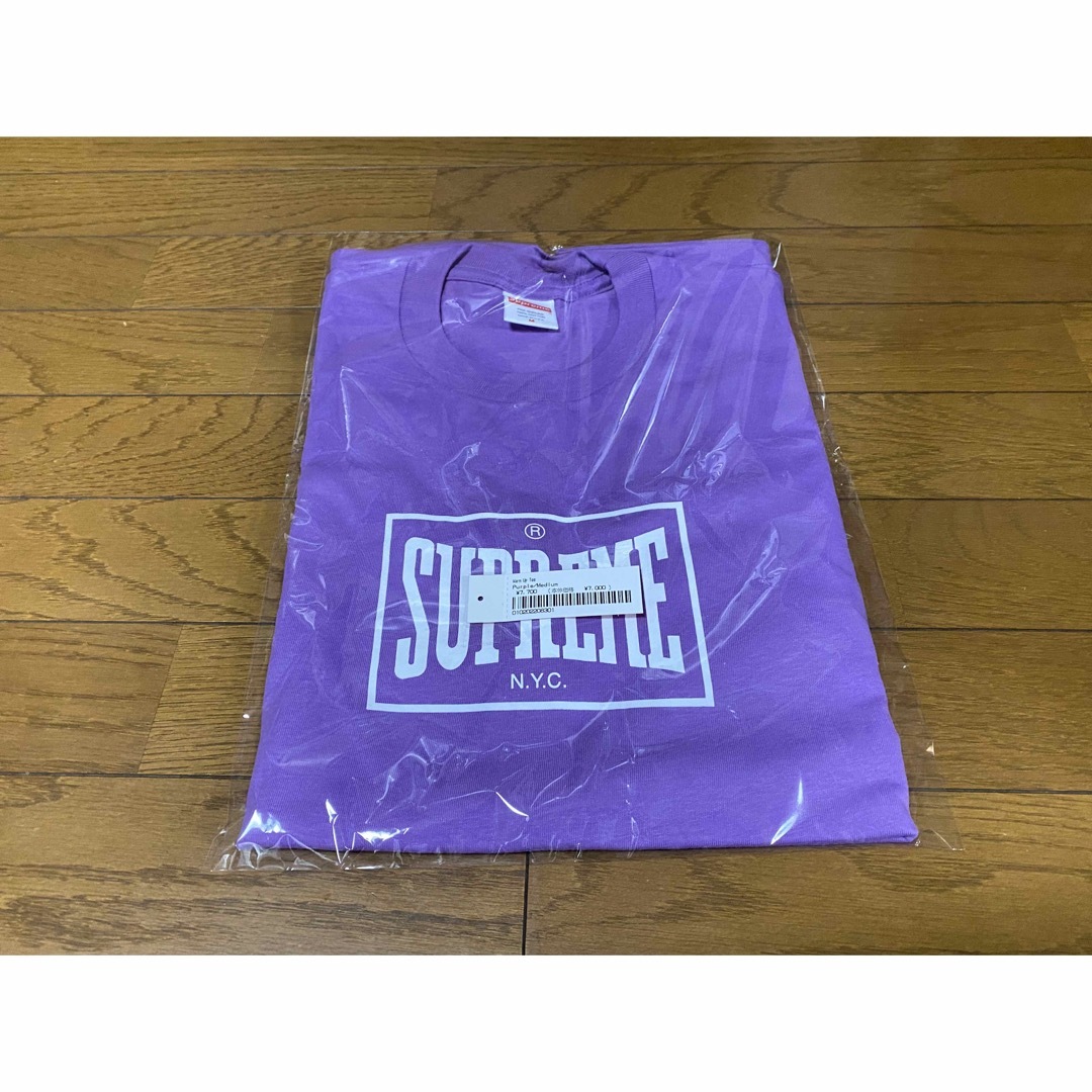 Supreme - ウォームアップ パープル シュプリームTシャツ 国内正規品 M