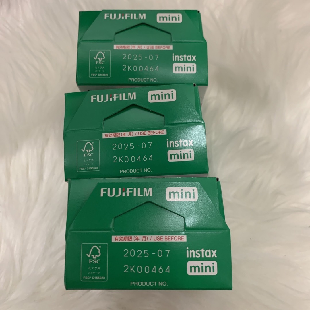 富士フイルム - FUJIFILM instax mini チェキフィルム ２０枚入×3個