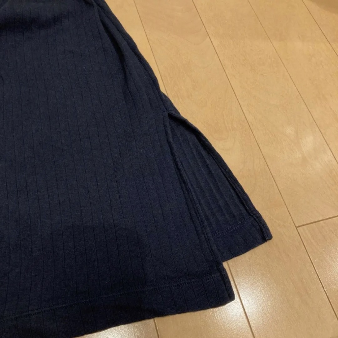 UNIQLO(ユニクロ)のユニクロ リブタンクトップ チュニック丈 レディースのトップス(チュニック)の商品写真