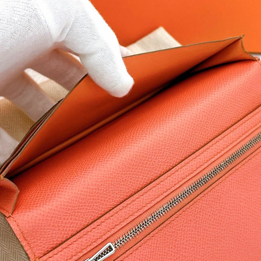 Hermes - 店舗購入困難 【極美品】 エルメス 長財布 べアンスフレ