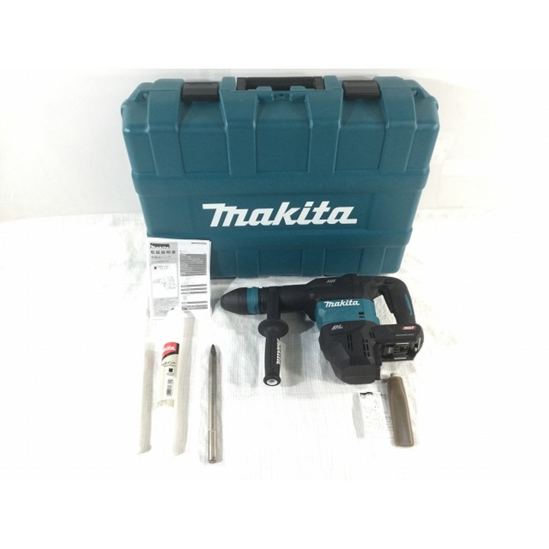 ☆極美品☆makita マキタ 40Vmax 充電式ハンマドリル HM001GZK 本体 ケース 78626自動車/バイク