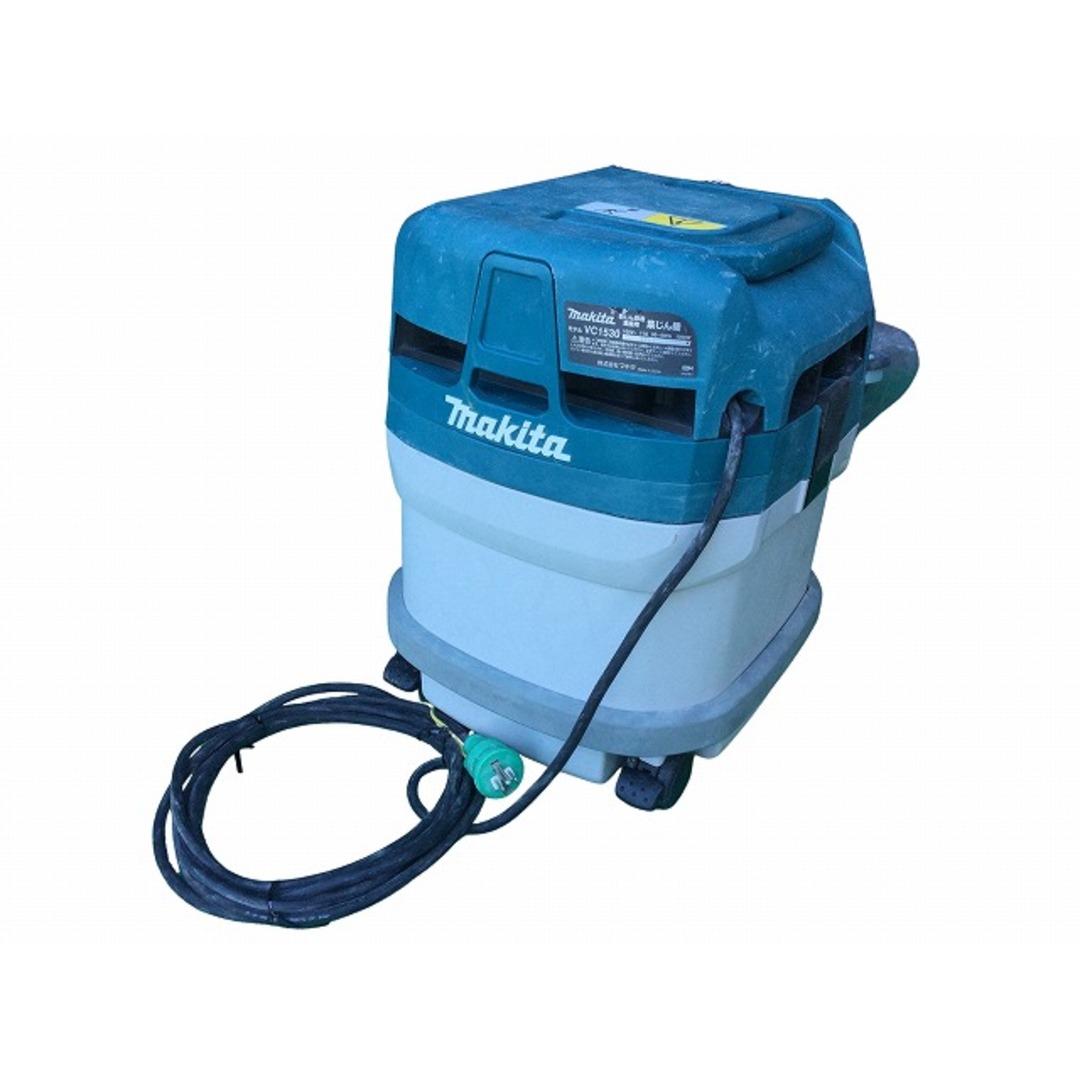 ☆品☆makita マキタ 100V 集じん機 VC1530 ホース付 15L/15リットル 粉じん専用 コード式 掃除機 集塵機 78606