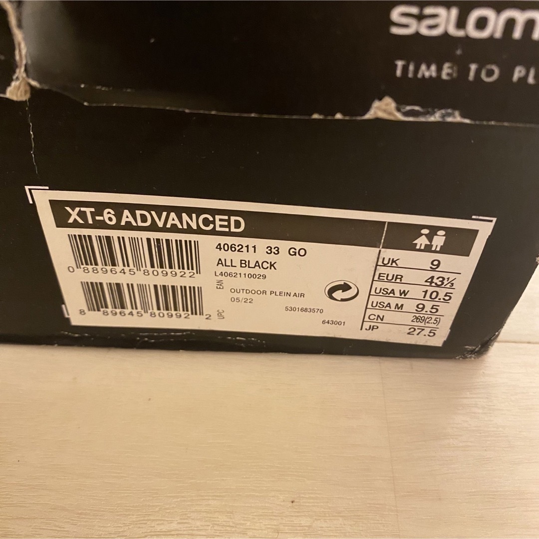 SALOMON(サロモン)の27.5 Salomon XT-6 ADVサロモン メンズの靴/シューズ(スニーカー)の商品写真