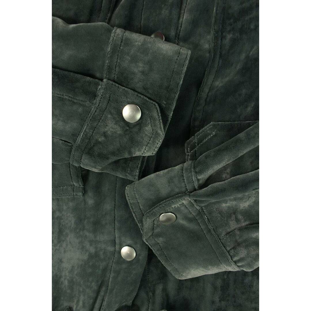 Rick Owens - リックオウエンス RU02B2729 ベロア長袖シャツ Rick Owens - リックオウエンス RU02B2729 ベロア長袖シャツ