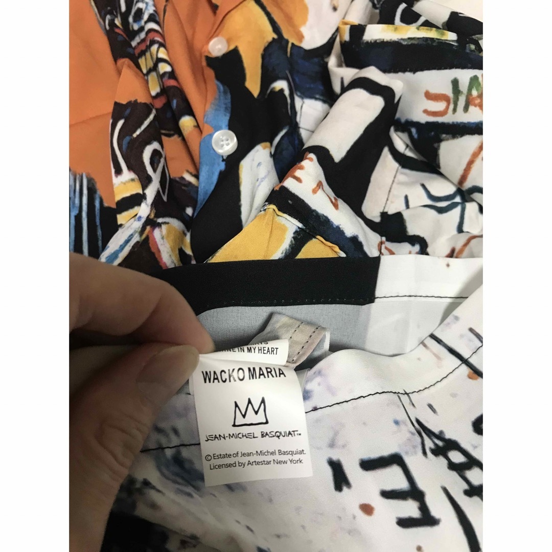 WACKO MARIA(ワコマリア)のWACKO MARIA  バスキア　半袖シャツ　茶　サイズM メンズのトップス(シャツ)の商品写真