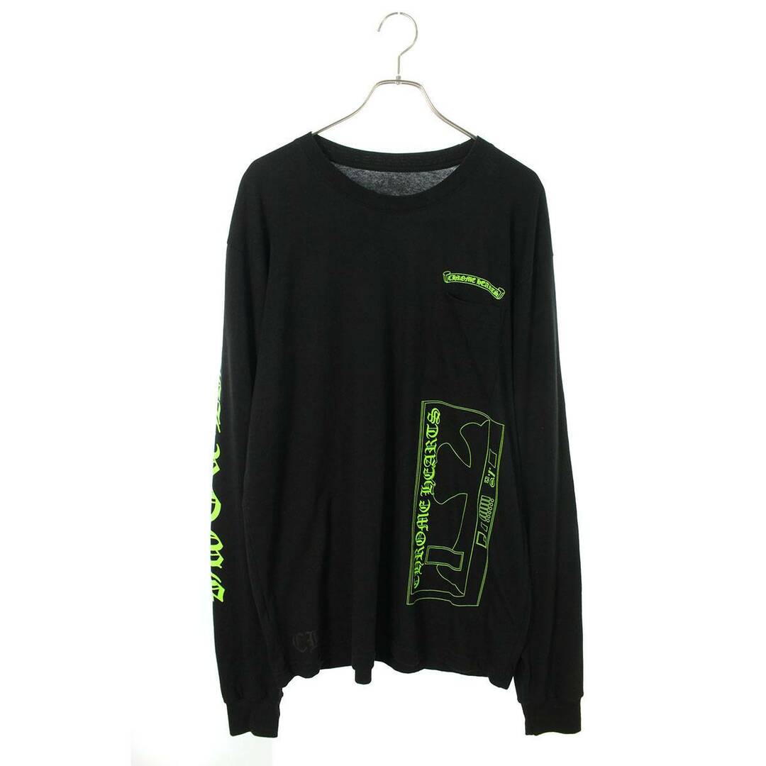 クロムハーツ  CH L/S LTD 青山限定自販機バックプリント長袖カットソー メンズ XL