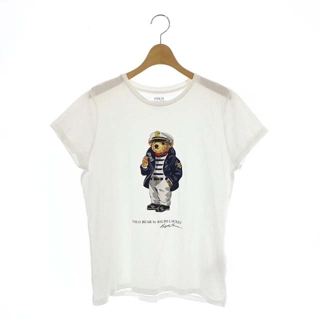 ポロ ラルフローレン Tシャツ カットソー ポロベア 半袖 M ホワイト | フリマアプリ ラクマ