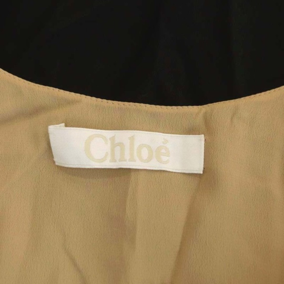 Chloe(クロエ)のクロエ ノースリーブトップス ブラウス プルオーバー シルク 14SHT92 レディースのトップス(シャツ/ブラウス(半袖/袖なし))の商品写真