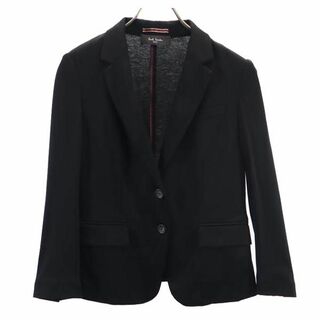 ポールスミス(Paul Smith)のポールスミス ブラック 日本製 テーラードジャケット 40 黒 Paul Smith BLACK レディース 【中古】  【230916】(ロングコート)