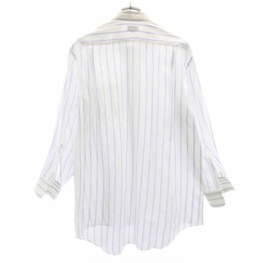 BURBERRY - バーバリーズ 90s リネンブレンド ストライプ 長袖 シャツ