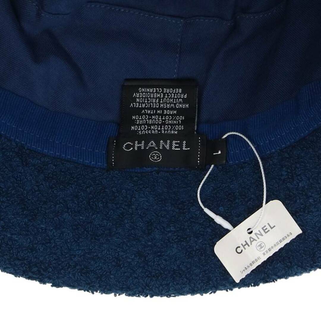 CHANEL(シャネル)のシャネル ×ファレルウィリアムス  19SS ココマークスパンコール装飾パイルバケットハット メンズ L メンズの帽子(ハット)の商品写真