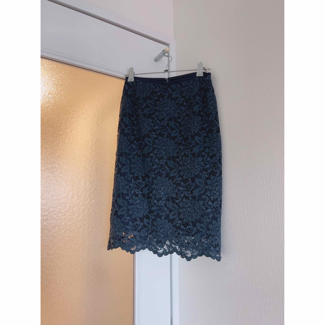 UNITED ARROWS(ユナイテッドアローズ)のユナイテッドアローズ  レースタイトスカート レディースのスカート(ひざ丈スカート)の商品写真