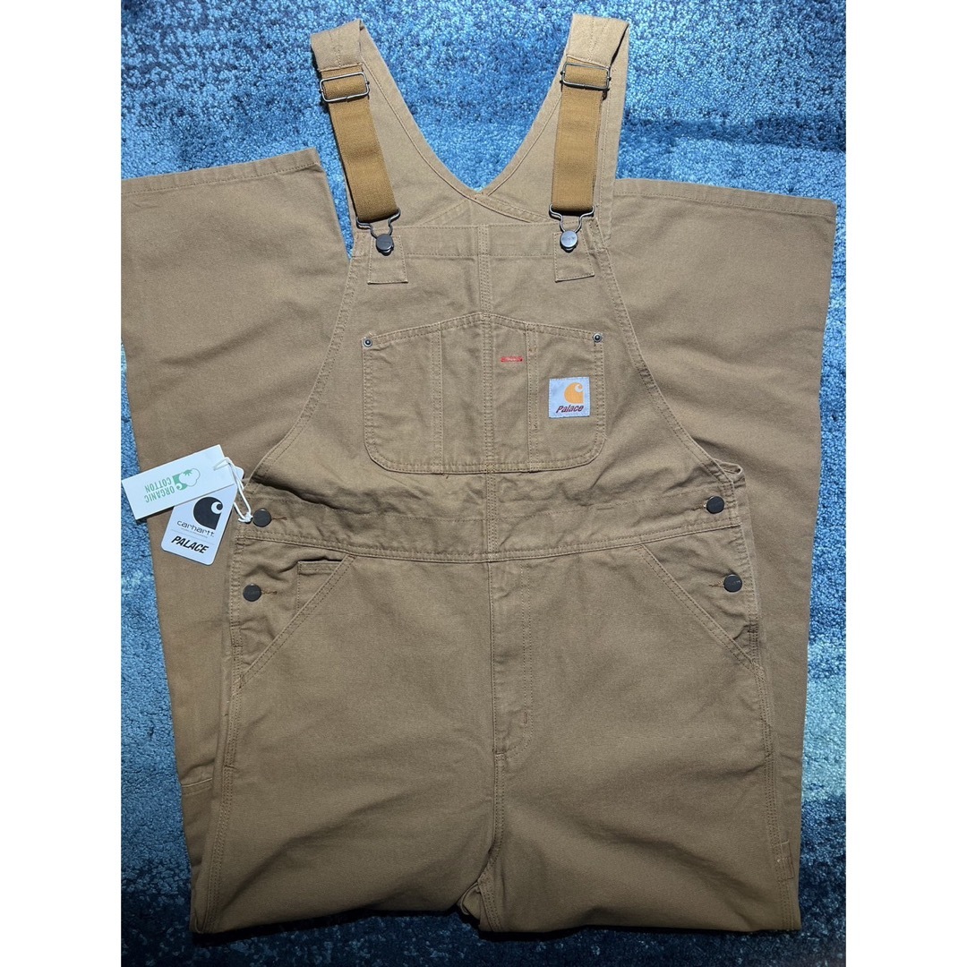 超可爱 PALACE x Carhartt Wip Bib Overall Brown | www.butiuae.com