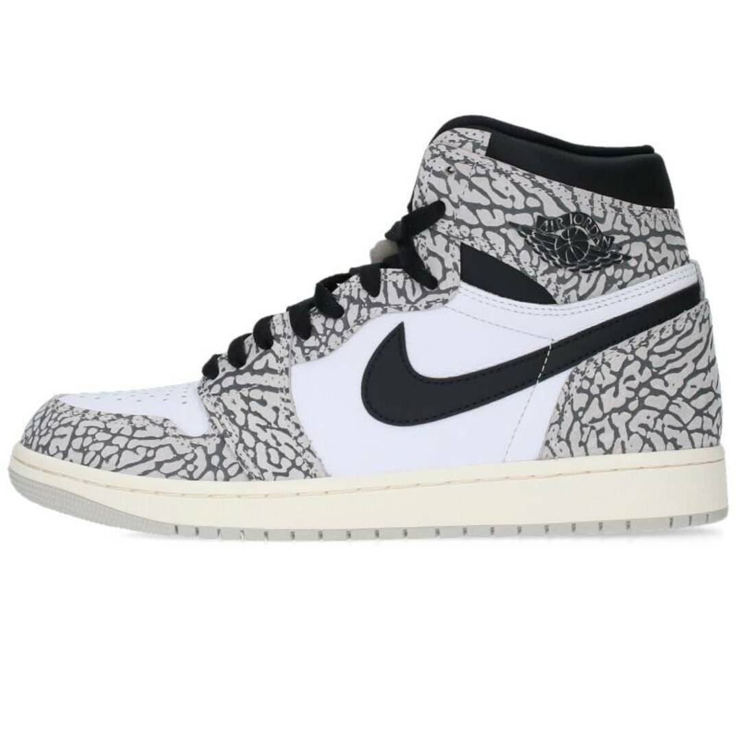 ナイキ  AIR JORDAN1 RETRO HIGH OG DZ5485-052DZ5485-052 エアジョーダン1 ハイ ホワイトセメントスニーカー メンズ 27cm