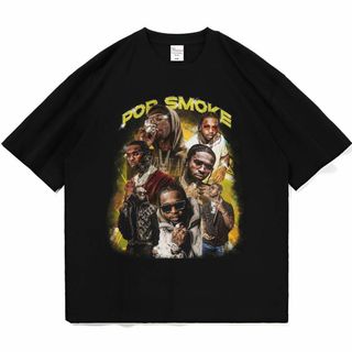 POP SMOKE ポップスモーク Tシャツ raptee bootleg(Tシャツ/カットソー(半袖/袖なし))