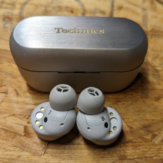 美品 ケース付 Technics テクニクス EAH-AZ80-S(シルバー
